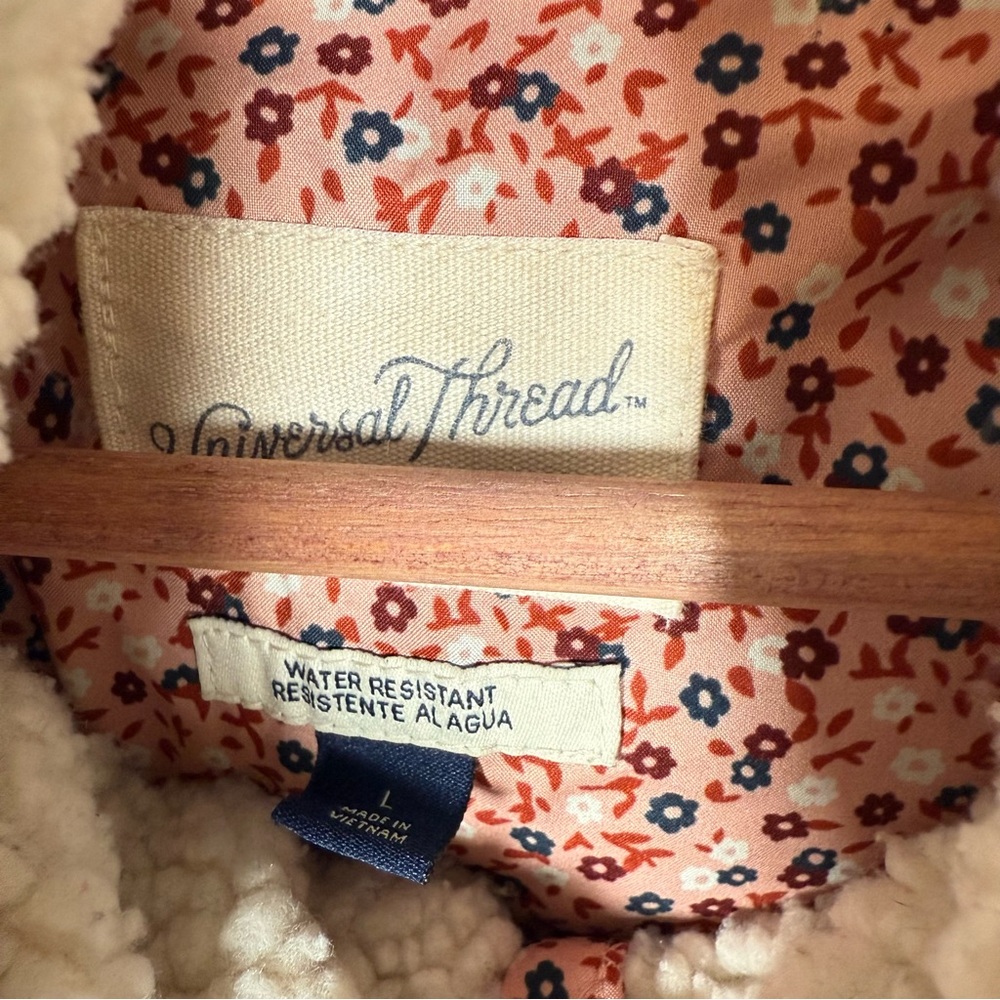 Universal Thread Colorful Patchwork Puffer Jacket… - image 10